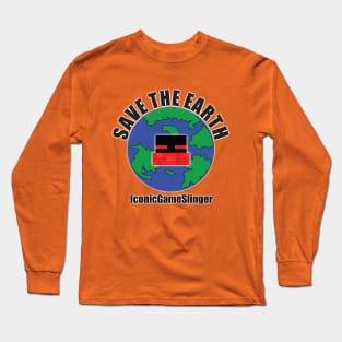 IconicGameSlinger - Save The Earth Long Sleeve T-Shirt